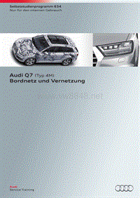 奥迪SSP634 - Audi Q7 (Typ 4M) Bordnetz und Vernetzung
