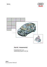 奥迪技术培训课件TI A2 Insassenschutz 