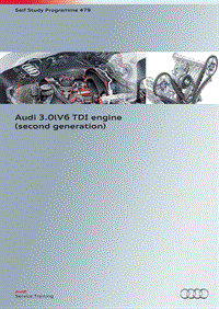 自学手册SSP479_Audi 3.0l V6 TDI Engine (second generation)_EN