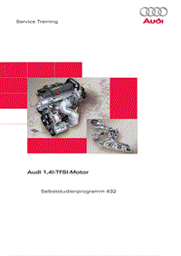 自学手册ssp432 Audi 1,4TFSI_de