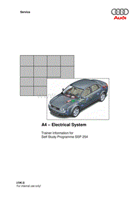 奥迪技术培训课件TI Elektrik A4