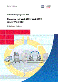 自学手册ssp295_Diagnose mit VAS5051,VAS5052 sowie VAS5053_d