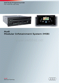 自学手册SSP618_Audi Modular Infotainment System (MIB)_EN