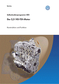 自学手册SSP305_The 2.5 l R5 TDI engine_GB