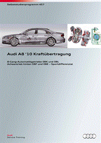 自学手册ssp457_Audi A8 ’10_Kraftübertragung