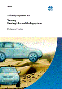 自学手册ssp301_Touareg - Heating and air-conditioning system