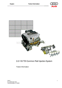 奥迪全系自学手册（SSP）：227-V8共轨信息