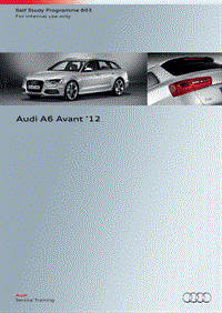 自学手册SSP603_Audi A6 Avant ’12_EN