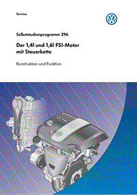 自学手册SSP296_Der 1,4l und 1,6l FSI-Motor mit Steuerkette