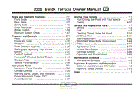 2005年别克terraza用户手册