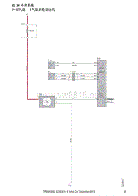2014沃尔沃XC60电路图07-组26冷却系统