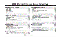 2008年雪佛兰用户手册 express