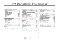 2010年雪佛兰用户手册 camaro