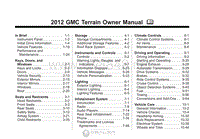 2012年GMC用户手册 terrain
