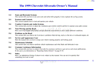 1999年雪佛兰用户手册 silverado1500