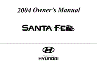 2004年现代车主手册 santafe