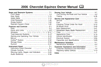 2006年雪佛兰用户手册 equinox