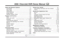 2008年雪佛兰用户手册 hhr