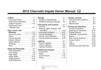 2012年雪佛兰用户手册 impala