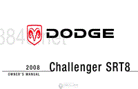 2008年道奇车主手册 challengersrt8