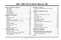 2005年GMC用户手册 sierra1500