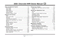 2009年雪佛兰用户手册 hhr