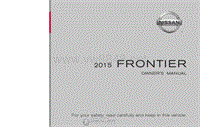 2015年日产汽车车主手册 frontier