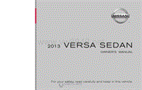 2013年日产汽车车主手册 versa