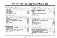 2008年雪佛兰用户手册 colorado