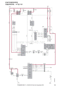 2014沃尔沃S60_V60电路图25-组87恒温控制系统