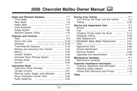 2008年雪佛兰用户手册 malibuclassic