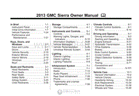 2013年GMC用户手册 sierra1500