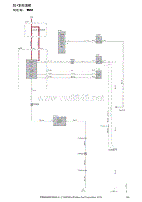 2014沃尔沃S60_V60电路图17-组43变速箱