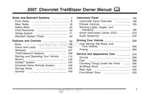 2007年雪佛兰用户手册 trailblazer
