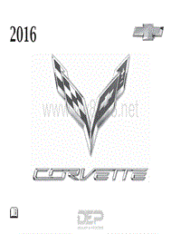 2016年雪佛兰用户手册 corvette