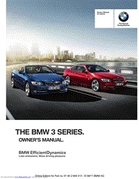 BMW 3 SERIES用户手册