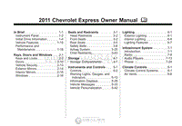 2011年雪佛兰用户手册 express