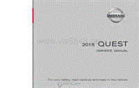 2015年日产汽车车主手册 quest