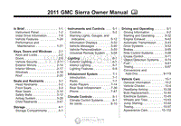 2011年GMC用户手册 sierra