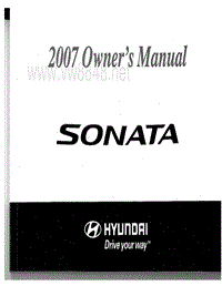 2007年现代车主手册 sonata