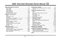 2008年雪佛兰用户手册 silverado1500