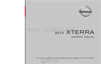 2013年日产汽车车主手册 xterra