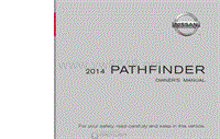 2014年日产汽车车主手册 pathfinder