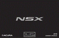 2019年讴歌nsx用户手册