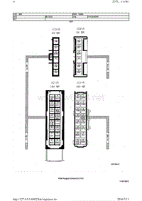 东风标致206电路图之中间连接器01