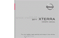 2011年日产汽车车主手册 xterra