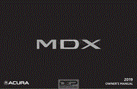 2019年讴歌mdx用户手册