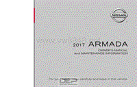 2017年日产汽车车主手册 armada