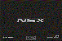 2018年讴歌nsx用户手册