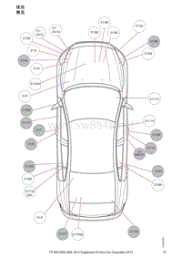 2014沃尔沃S60L电路图04-接地